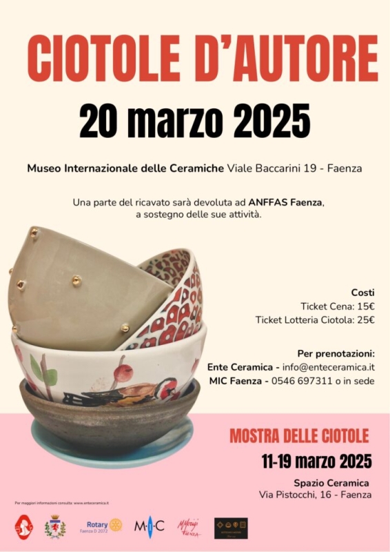 Dalla ceramica un aiuto ai disabili: torna l'evento benefico 